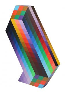 Appraisal: Sculpture Victor Vasarely Torony II Victor Vasarely French Hungarian -