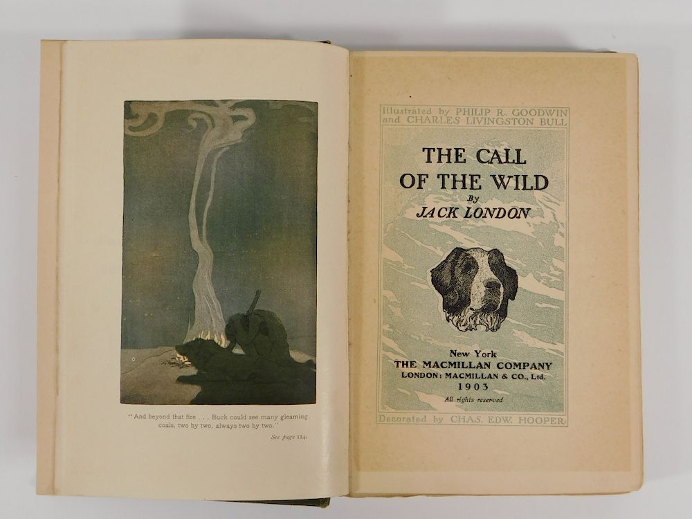 Appraisal: Jack London The Call of the Wild First Edition New