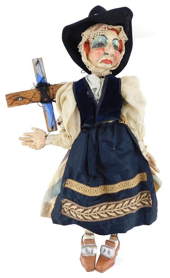 Appraisal: Marionette puppet c - female character in th - th