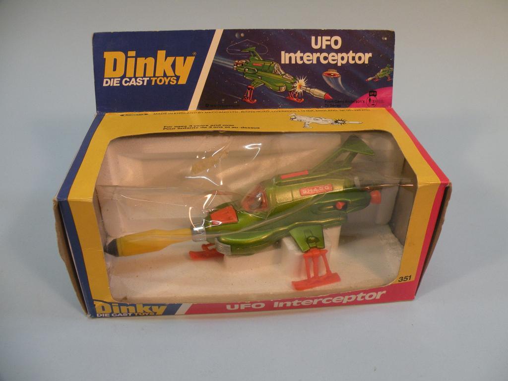 Appraisal: A Dinky UFO interceptor No in green