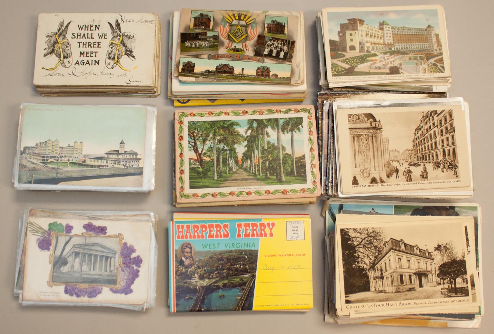 Appraisal: Postcards Albums loose plus cards early