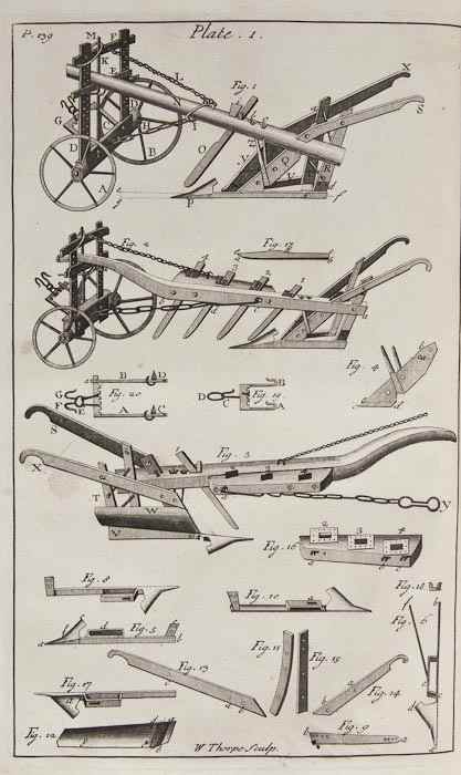 Appraisal: Tull Jethro parts in including supplement The Horse-Hoing husbandry or