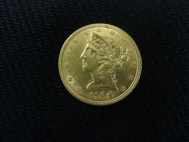 Appraisal: U S Liberty Head Gold Coin uncirculated