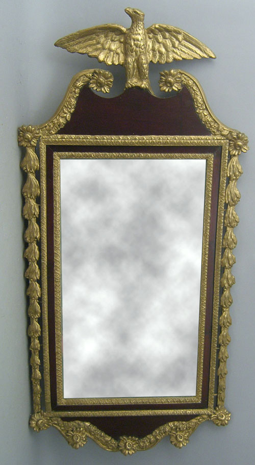 Appraisal: Federal style constitution mirror h