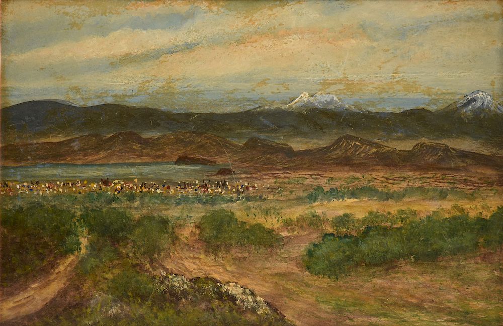 Appraisal: JOAQUIN CLAUSELL Mexican - A PAINTING Panoramic Landscape JOAQUIN CLAUSELL