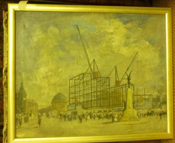 Appraisal: HENRY GEORGE RUSHBERRY - View of the War Memorial City