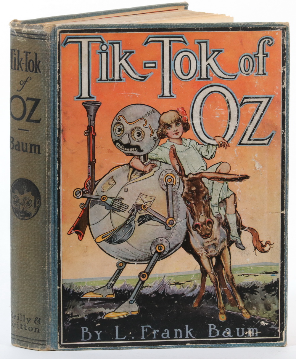 Appraisal: SCARCE OZ BOOK Tik-Tok of Oz by L Frank Baum