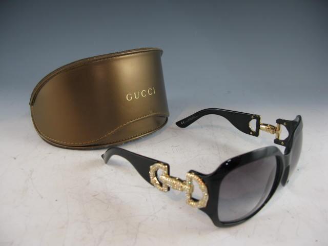 Appraisal: Gucci Horsebit Sunglasses with Crystals