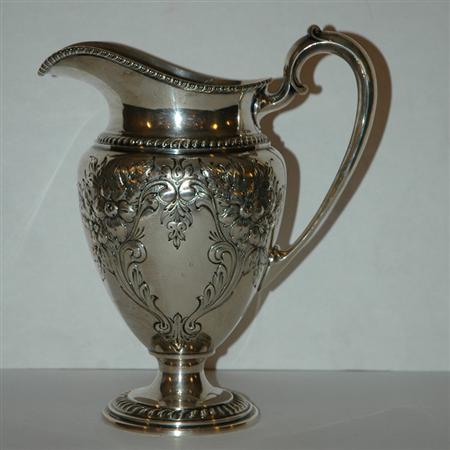 Appraisal: Sterling Silver Water Pitcher Estimate -