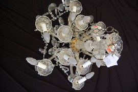 Appraisal: LARGE VENETIAN GLASS CHANDELIER