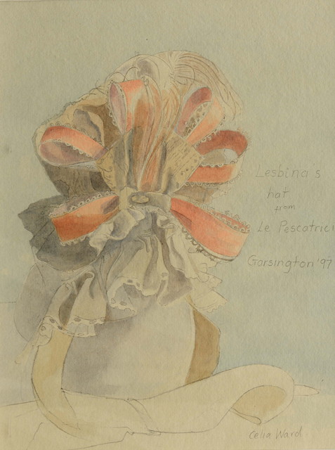 Appraisal: Celia Ward British b Lesbina's hat from Le Pescatrici Garsington