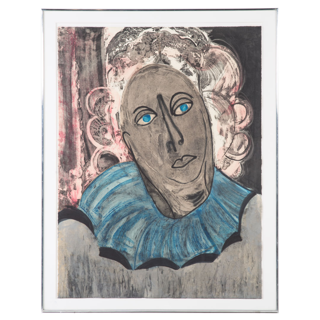 Appraisal: Grace Hartigan Head of a Woman aquatint American - Ed