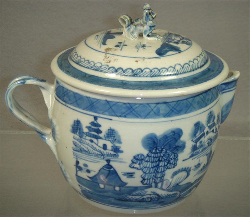 Appraisal: th c Chinese porcelain Canton pitcher h Estimate -