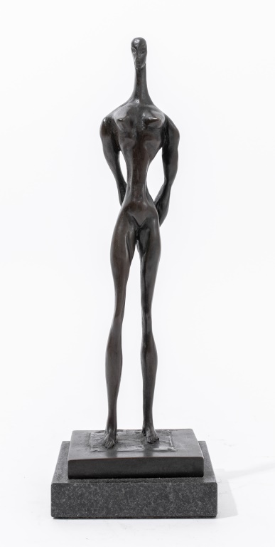 Appraisal: DORIS CAESAR STANDING NUDE WOMAN BRONZE SCULPTURE Doris Porter Caesar