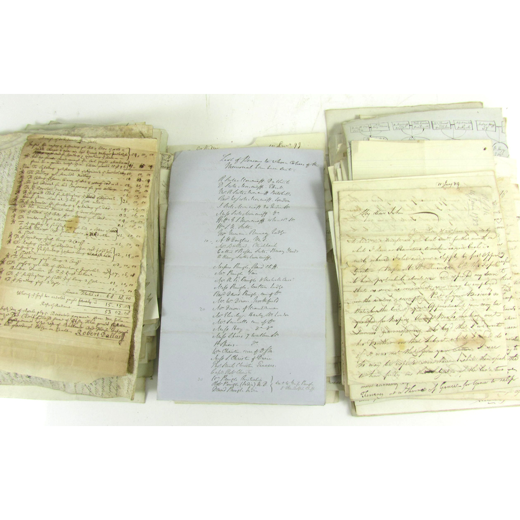 Appraisal: Scott Moncrieff family Large collection of letters mostly from to