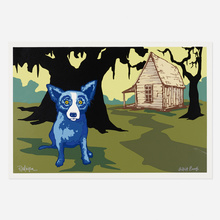 Appraisal: George Rodrigue TEE GEORGE'S CABIN screenprint in colors h w