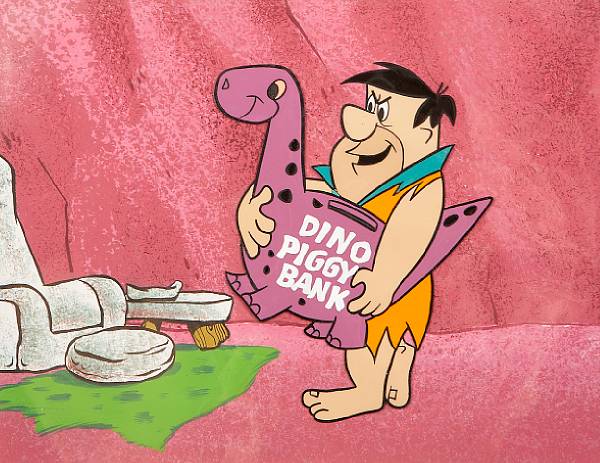 Appraisal: A Hanna-Barbera celluloid from The Flintstones s gouache on celluloid