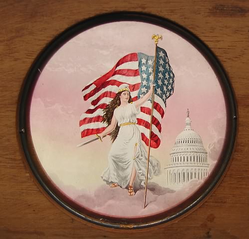 Appraisal: Grouping of Patriotic Sons of America magic lantern slides including