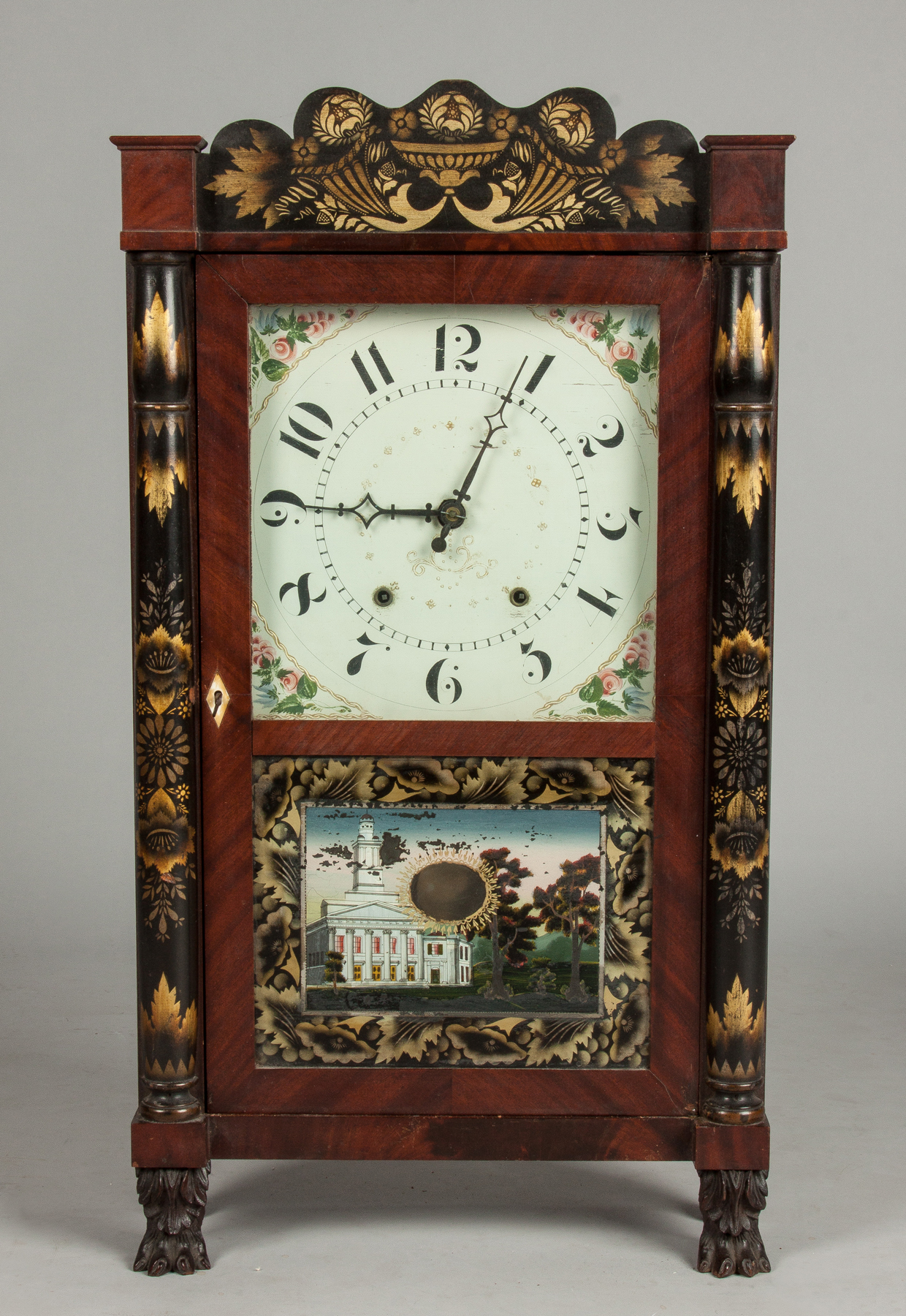 Appraisal: Seth Thomas Eli Terry Patent Shelf Clock Mahogany case original