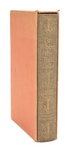 Appraisal: Hemingway Ernest For Whom the Bell Tolls LEC One of