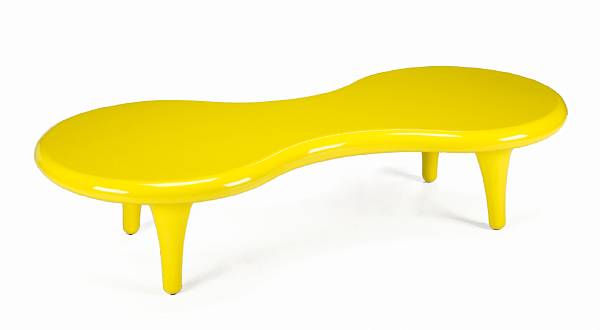 Appraisal: A Marc Newson Orgone coffee table designed for Cappellini lacquered