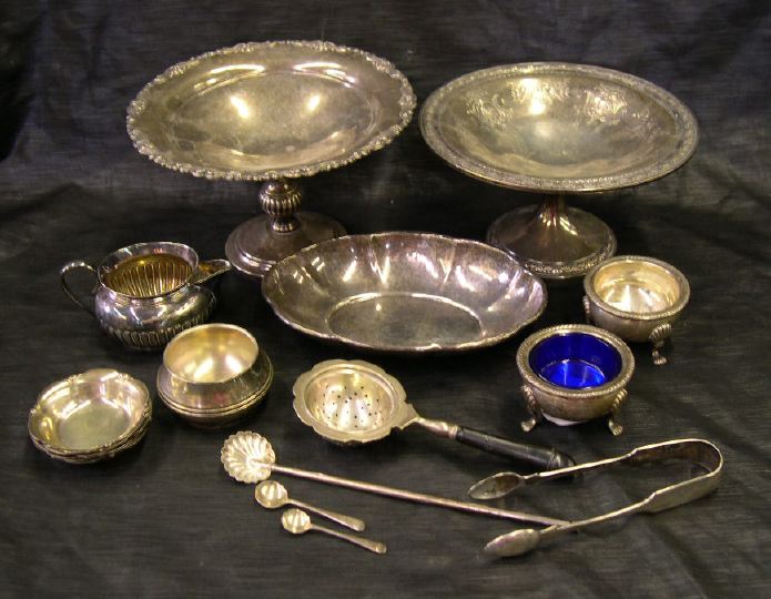 Appraisal: Collection of Eighteen Miscellaneous Sterling and Silverplated Serving Items early