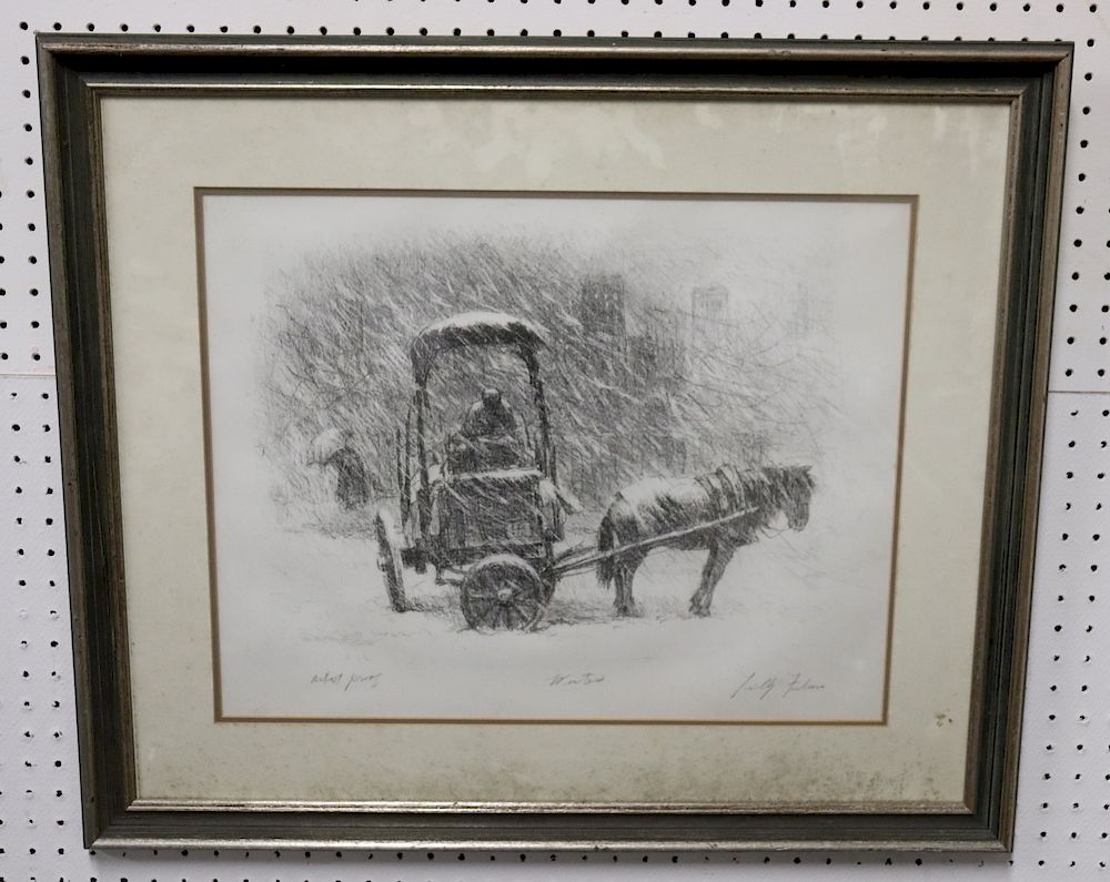 Appraisal: Tully Filmus Pencil Signed Print Winter Artists proof and from