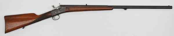 Appraisal: Swedish Husqvarna Rolling Block Shotgun ga '' octagonal-to-round barrel S