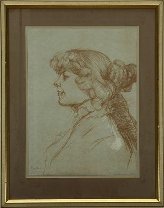 Appraisal: After Henri de Toulouse-Lautrec French - Portrait of a Woman