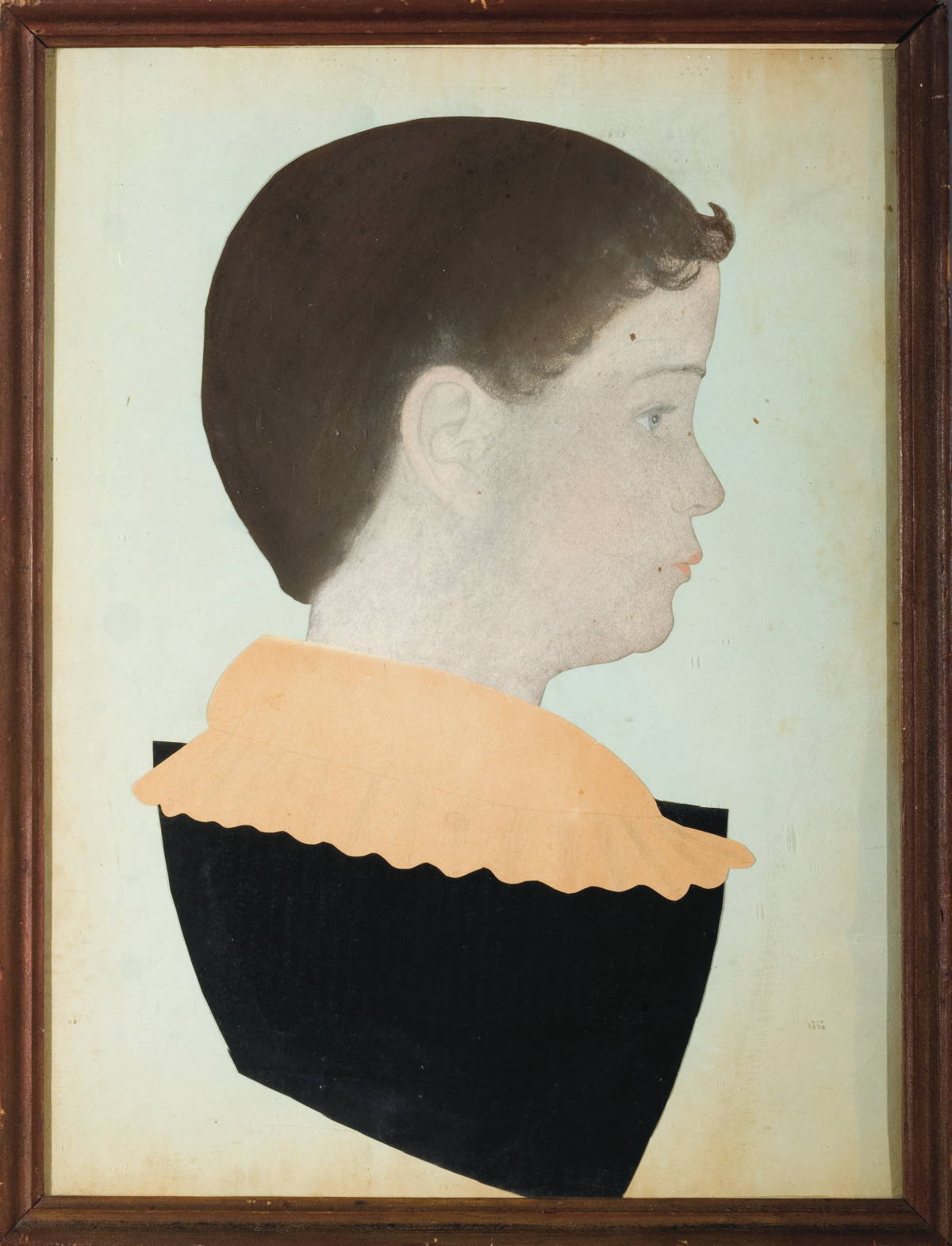 Appraisal: RUTH HENSHAW BASCOM - PROFILE PORTRAIT OF A YOUNG BOY