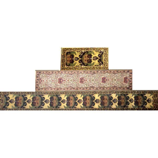 Appraisal: WILLIAM MORRIS STYLE Three contemporary carpets one runner with floral