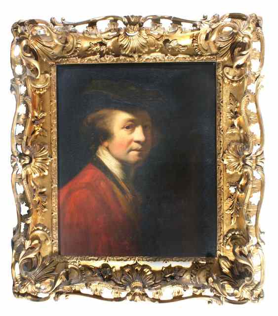 Appraisal: CIRCLE OF SIR JOSHUA REYNOLDS - AFTER REYNOLDSSelf-portrait oils on