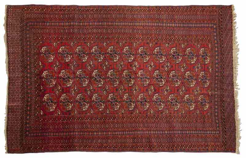 Appraisal: Tekke Area Rugprobably made in Iran wool foundation and very