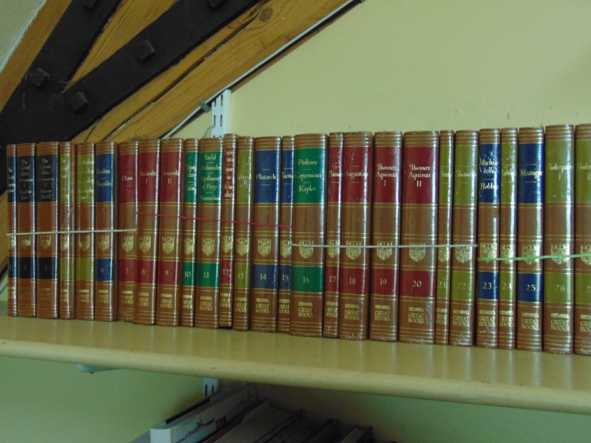 Appraisal: A set of the Britannica Great Books volumes including early