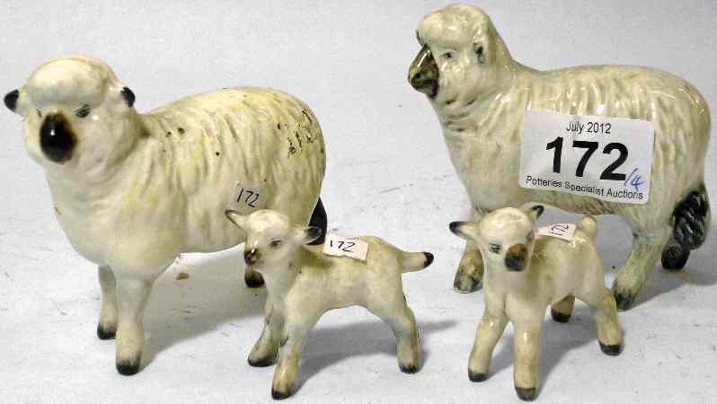 Appraisal: Beswick model of a Sheep and one of a slightly