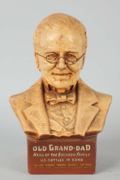 Appraisal: Old Grand Dad advertising bust has minor wear Condition Very