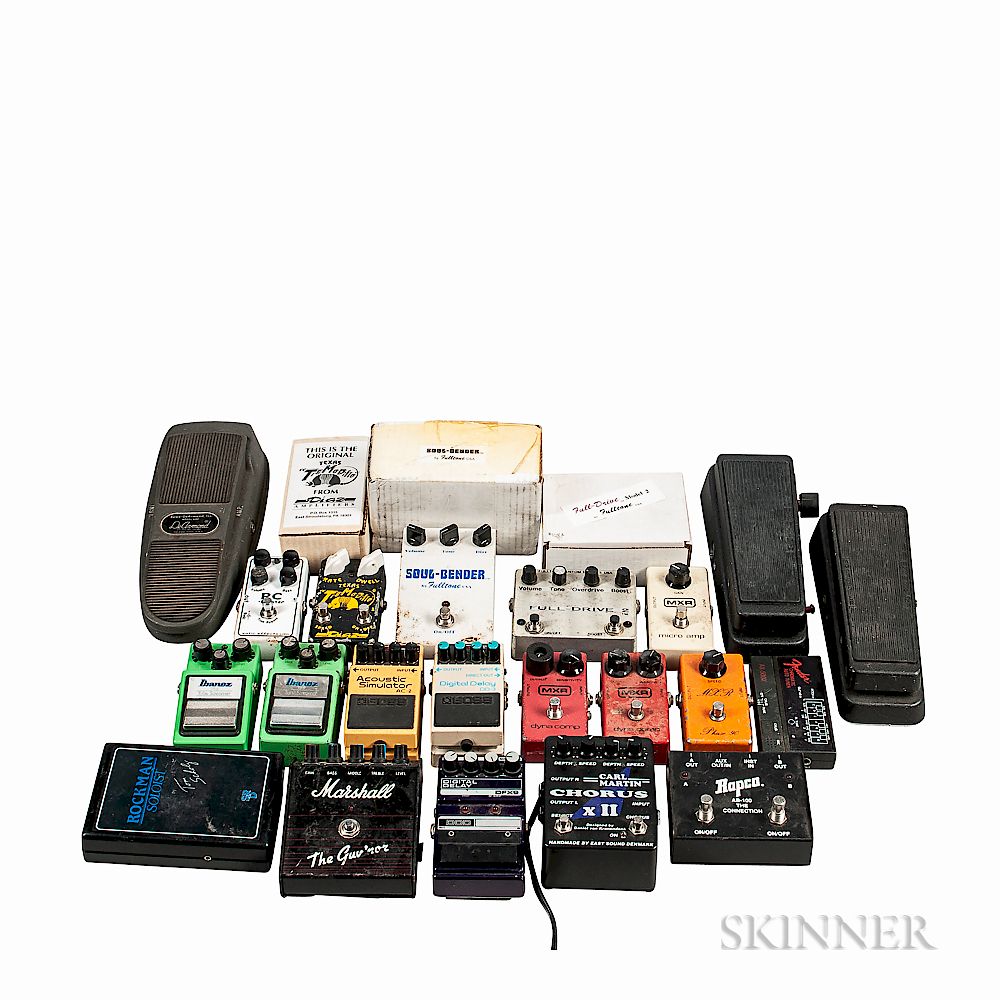 Appraisal: Collection of Guitar Effects Pedals Collection of Guitar Effects Pedals