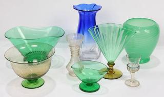 Appraisal: lot of Group of associated Steuben art glass including a