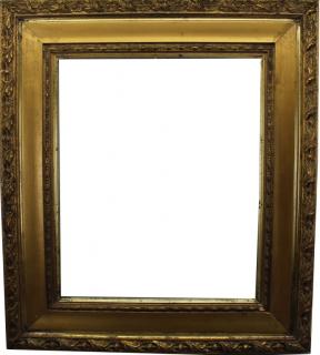 Appraisal: Antique American Gilt Carved Wooden Frame Antique American Gilt Carved