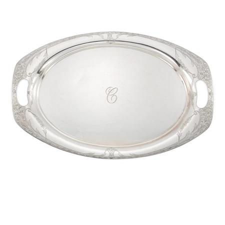 Appraisal: International Silver Co Sterling Silver Two-Handled Tray Estimate -