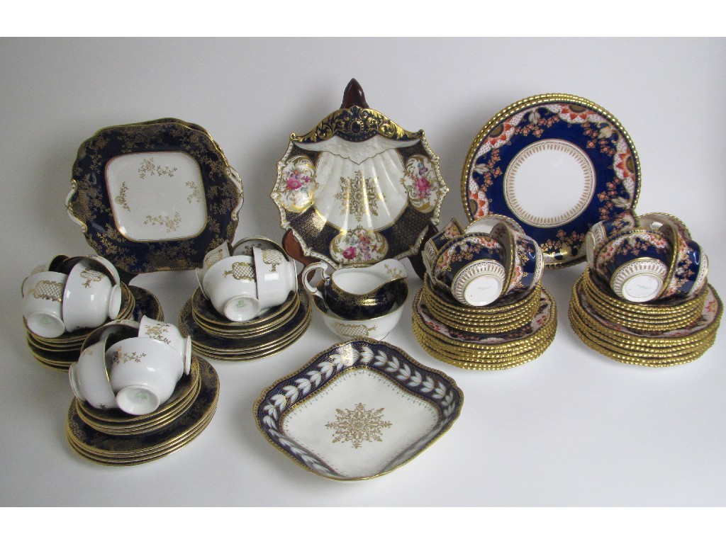 Appraisal: A Copeland Spode tea service painted with gilt swags on