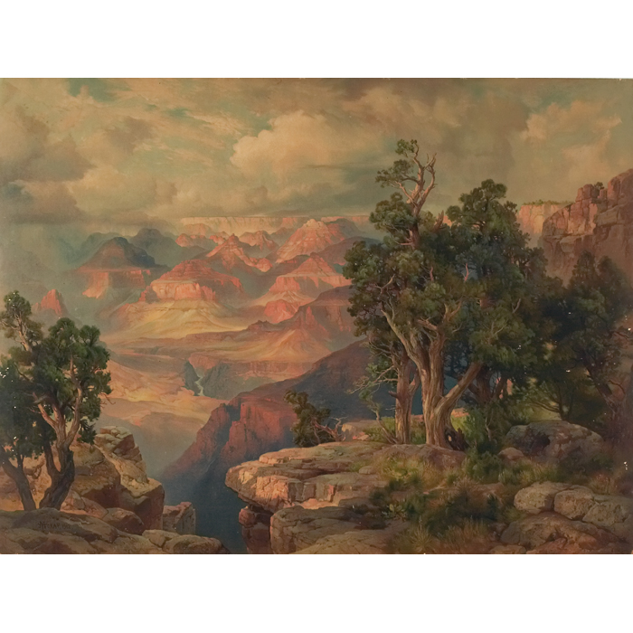 Appraisal: Thomas Moran American - Grand Canyon of Arizona from Hermit