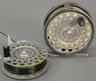 Appraisal: Hardy Featherweight fly reel with extra spool some wear Hardy