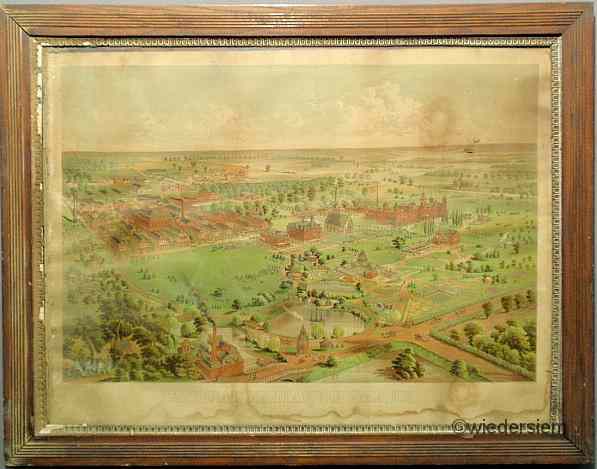 Appraisal: Large print- National Military Home Ohio'' Krebs Lithographing Company Cincinnati