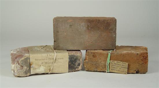 Appraisal: Three Bricks from Monticello