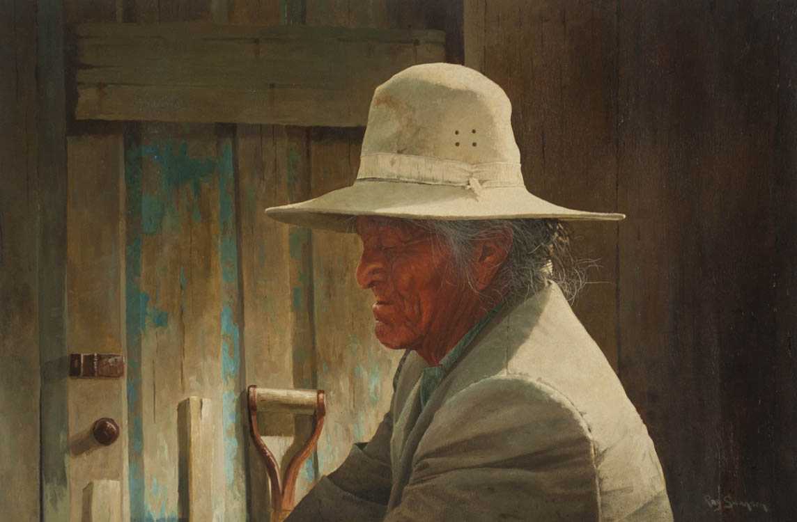 Appraisal: RAY SWANSON OIL ON CANVAS Arizona South Dakota - Navajo