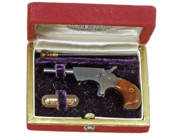 Appraisal: Weston Miniature Derringer MM cased miniature derringer in the Frank