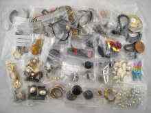 Appraisal: A large quantity of costume jewellery and watches including silver