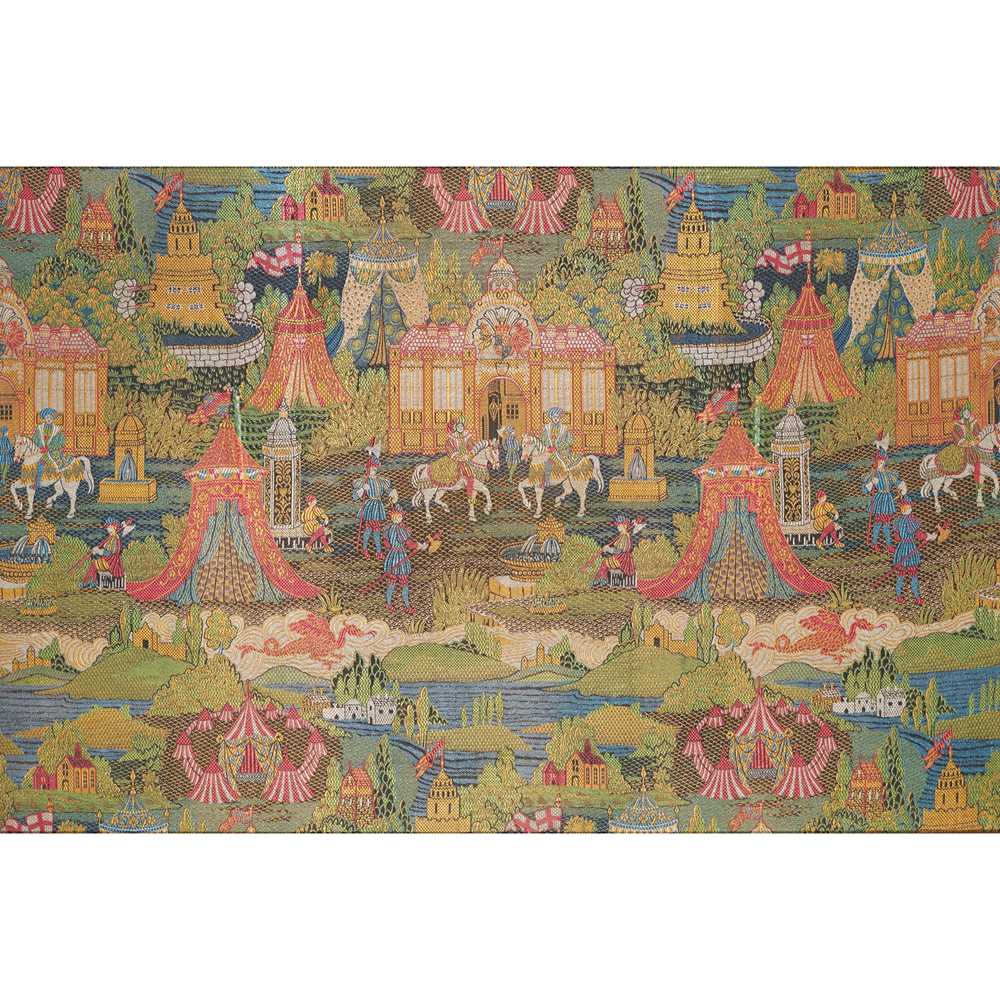 Appraisal: ENGLISH FIELD OF THE CLOTH OF GOLD FABRIC PANEL CIRCA