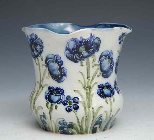 Appraisal: A James Macintyre and Co Florian ware 'Blue Poppy' vase